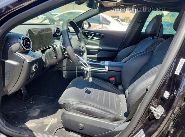 W1KAF8HBXTR304336 2026 MERCEDES-BENZ C Black Front interior view