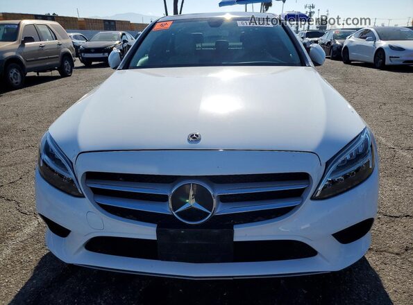 W1KWF8DB1LR590668 2020 MERCEDES-BENZ C White Widok z przodu