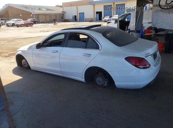 W1KWF8DB3LR589411 2020 MERCEDES-BENZ C Белый Задняя левая четверть