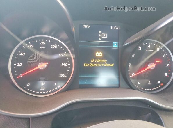 W1KWF8DB3LR589411 2020 MERCEDES-BENZ C Белый Вид щитка приборов