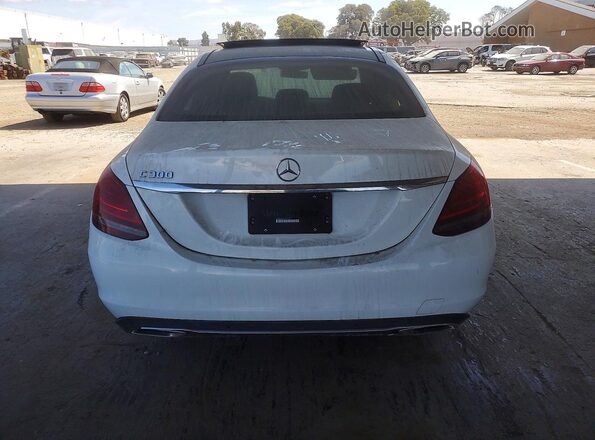 W1KWF8DB3LR589411 2020 MERCEDES-BENZ C Белый Вид сзади