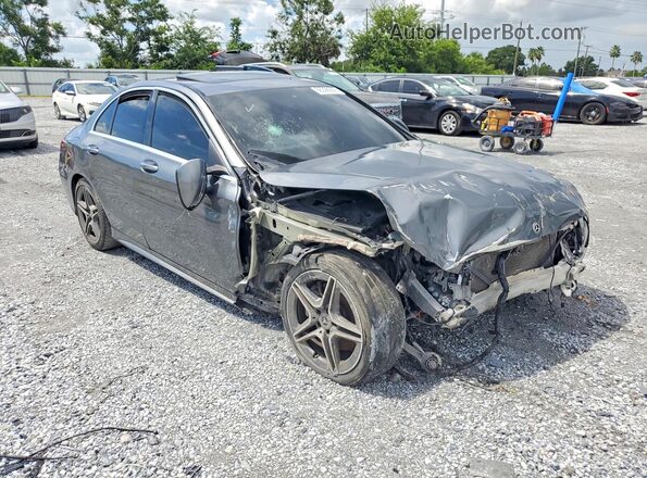 W1KWF8DB5MR609370 2021 MERCEDES-BENZ C Gray Передня права чверть