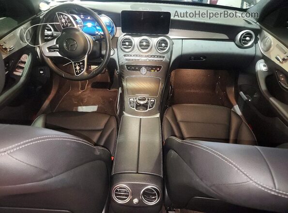 W1KWF8DB6MR648131 2021 MERCEDES-BENZ C Black Widok deski rozdzielczej