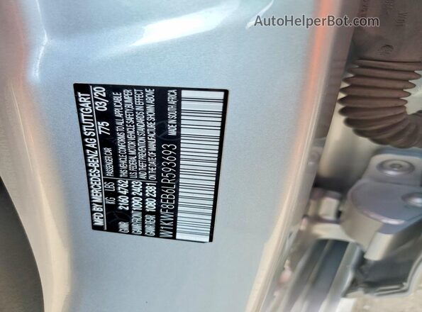 W1KWF8EB6LR593693 2020 MERCEDES-BENZ C Белый Вид подкапотного пространства