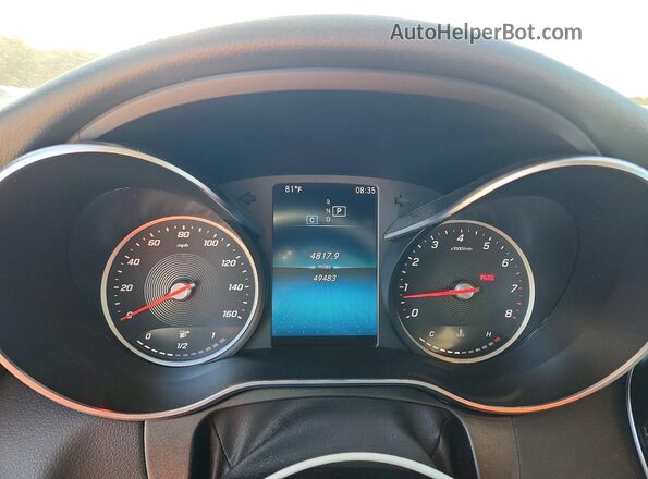 W1KWF8EB8LR596837 2020 MERCEDES-BENZ C Silver Widok zestawu wskaźników