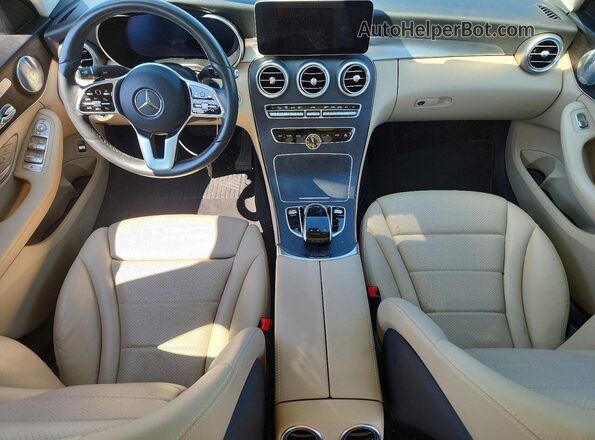 W1KWF8EB9LR596264 2020 MERCEDES-BENZ C Black Vista del salpicadero