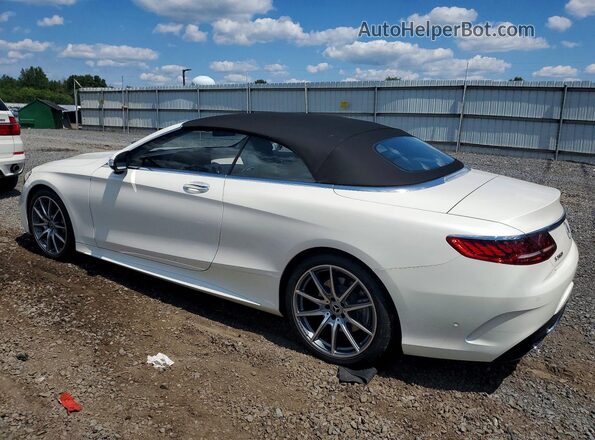 W1KXK8DB6MA050989 2021 MERCEDES-BENZ S Белый Задняя левая четверть