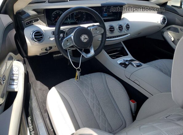 W1KXK8DB6MA050989 2021 MERCEDES-BENZ S Белый Вид панели приборов