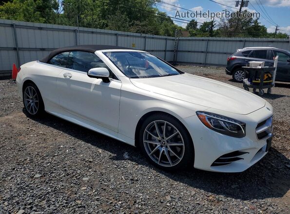 W1KXK8DB6MA050989 2021 MERCEDES-BENZ S Белый Передняя правая четверть