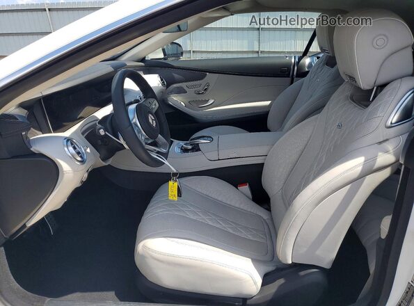 W1KXK8DB6MA050989 2021 MERCEDES-BENZ S Белый Вид салона спереди