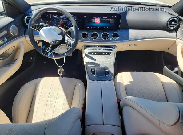 W1KZF8DB3PB164850 2023 MERCEDES-BENZ E White Widok deski rozdzielczej