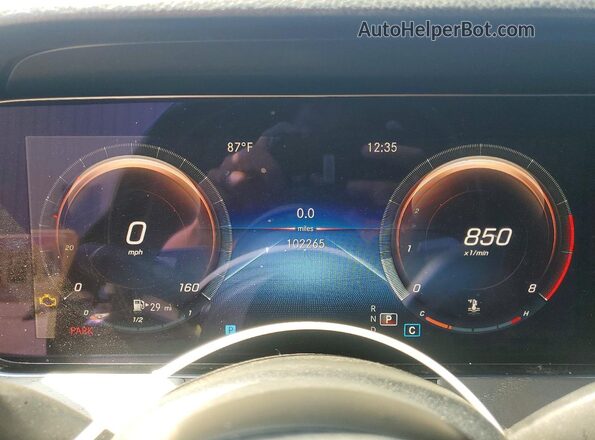 W1KZF8DB5MA873412 2021 MERCEDES-BENZ E Black Vista del cuadro de instrumentos