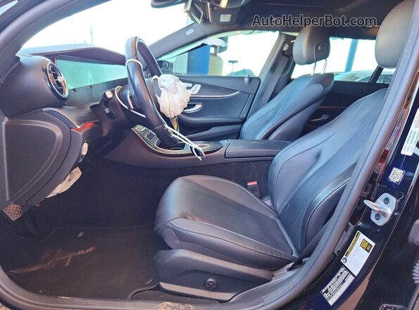 W1KZF8DB9NB044211 2022 MERCEDES-BENZ E Black Widok wnętrza z przodu