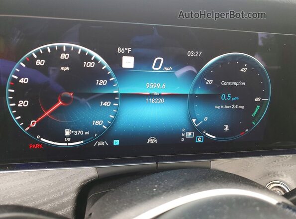 W1KZF8EB2MA974583 2021 MERCEDES-BENZ E Угольный Вид щитка приборов