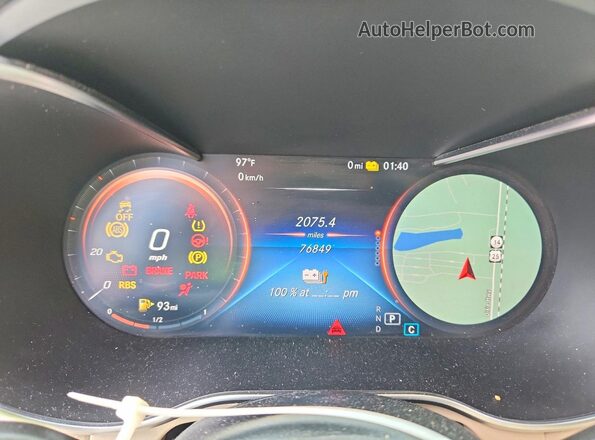 W1N0G5DBXLF792012 2020 MERCEDES-BENZ GLC-CLASS Gray ხელსაწყოთა პანელის ხედი