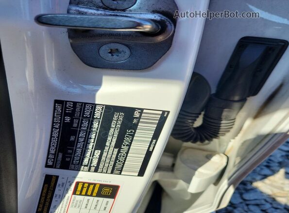 W1N0G6EB4MF908715 2021 MERCEDES-BENZ GLC-CLASS Белый Вид подкапотного пространства