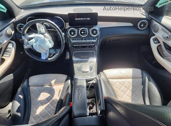 W1N0G6EB4MV318522 2021 MERCEDES-BENZ GLC-CLASS Black Dashboard view