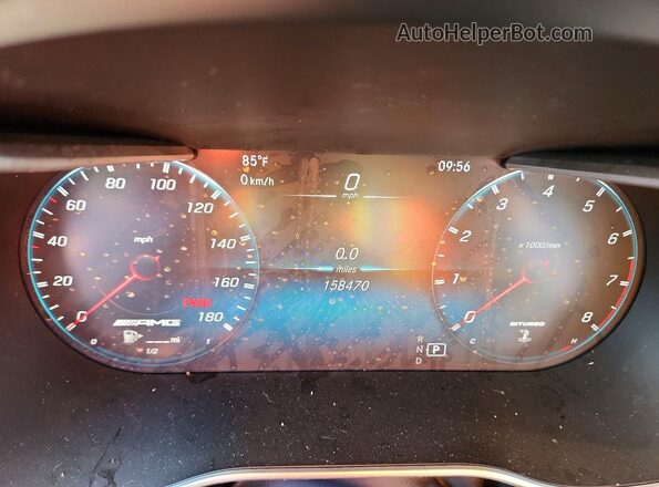 W1N0G6EB4MV318522 2021 MERCEDES-BENZ GLC-CLASS Black Instrument cluster view