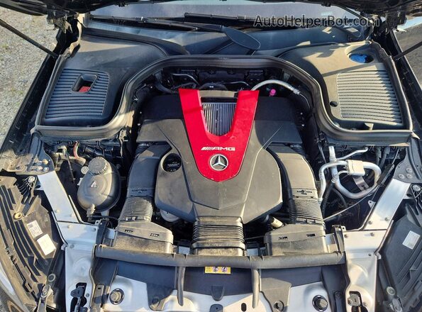 W1N0G6EB7MF894096 2021 MERCEDES-BENZ GLC-CLASS Black Engine compartment view