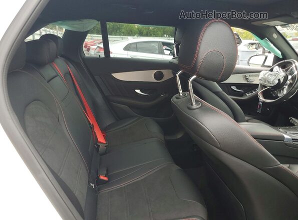 W1N0G6EB7NG118725 2022 MERCEDES-BENZ GLC-CLASS White უკანა სავარძლების ხედი