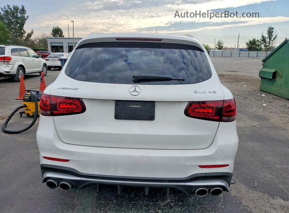 W1N0G6EB7NG118725 2022 MERCEDES-BENZ GLC-CLASS White უკანა ხედი