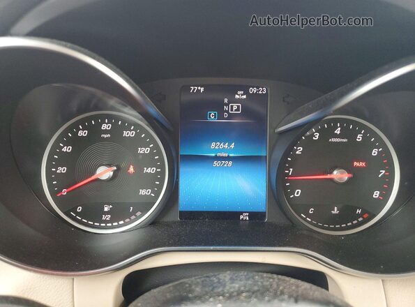 W1N0G8DB2MF975925 2021 MERCEDES-BENZ GLC-CLASS Blue Սարքավորումների վահանակի տեսք