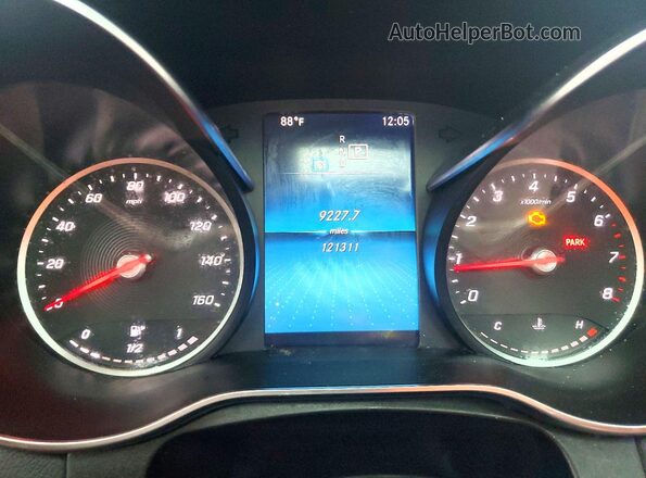 W1N0G8DB6LF814430 2020 MERCEDES-BENZ GLC-CLASS Черный Вид щитка приборов