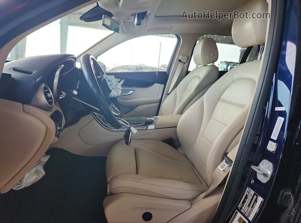 W1N0G8DB6MF938652 2021 MERCEDES-BENZ GLC-CLASS Синий Вид салона спереди