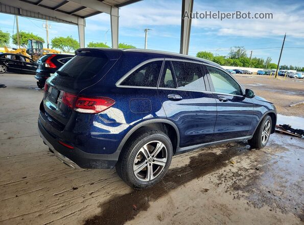 W1N0G8DB6MF938652 2021 MERCEDES-BENZ GLC-CLASS Синий Задняя правая четверть