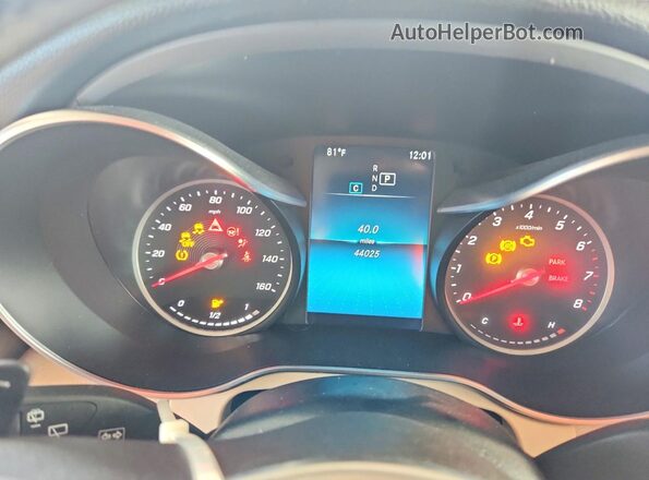 W1N0G8DB6MF938652 2021 MERCEDES-BENZ GLC-CLASS Синий Вид щитка приборов