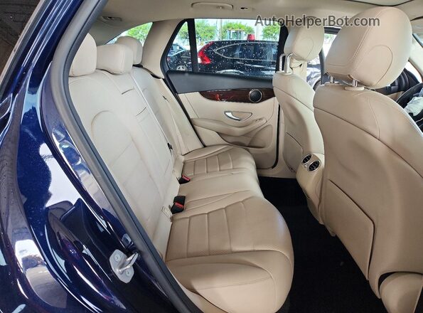 W1N0G8DB6MF938652 2021 MERCEDES-BENZ GLC-CLASS Синий Вид задней части салона