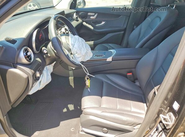 W1N0G8DB8MV324076 2021 MERCEDES-BENZ GLC-CLASS Black Front interior view