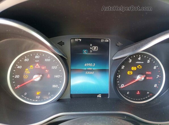 W1N0G8DB8MV324076 2021 MERCEDES-BENZ GLC-CLASS Black Instrument cluster view