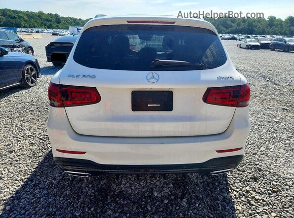 W1N0G8EB1MF893456 2021 MERCEDES-BENZ GLC-CLASS Белый Вид сзади