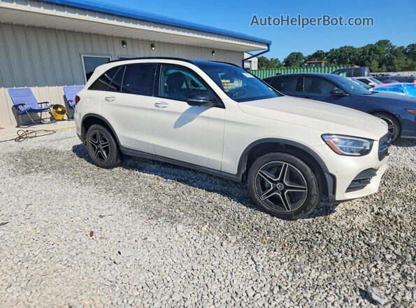W1N0G8EB1MF893456 2021 MERCEDES-BENZ GLC-CLASS Белый Передняя правая четверть