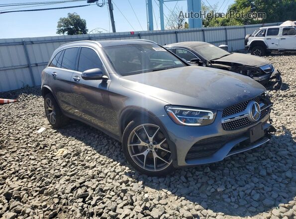 W1N0G8EB4MF881723 2021 MERCEDES-BENZ GLC-CLASS Gray Delantero derecho