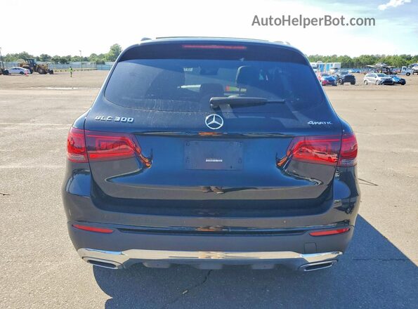 W1N0G8EB4NV398398 2022 MERCEDES-BENZ GLC-CLASS Black Widok z tyłu