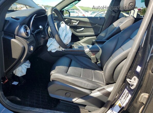 W1N0G8EB4NV398398 2022 MERCEDES-BENZ GLC-CLASS Black Widok wnętrza z przodu