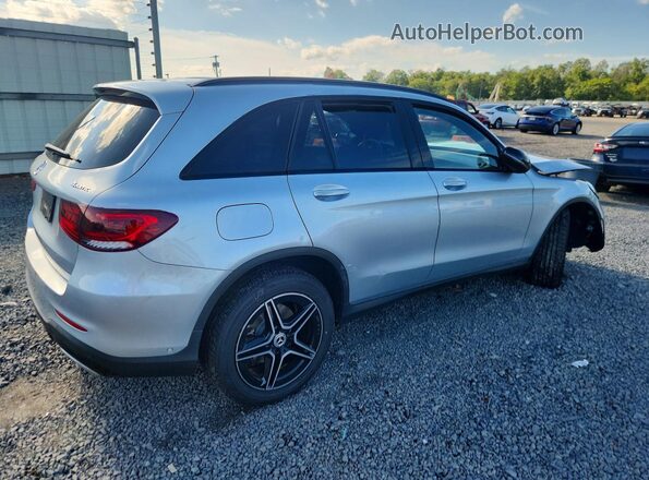 W1N0G8EB6MF870366 2021 MERCEDES-BENZ GLC-CLASS Silver უკანა მარჯვენა