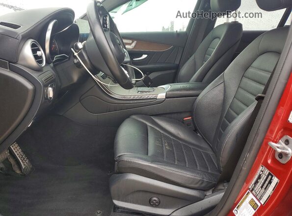 W1N0J8EB3NG039095 2022 MERCEDES-BENZ GLC-CLASS Красный Вид салона спереди