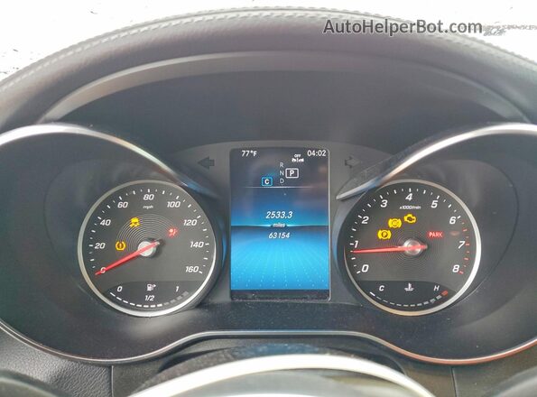 W1N0J8EB3NG039095 2022 MERCEDES-BENZ GLC-CLASS Красный Вид щитка приборов