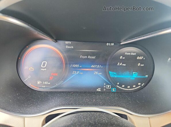 W1N0J8EB5MF906940 2021 MERCEDES-BENZ GLC-CLASS Белый Вид щитка приборов