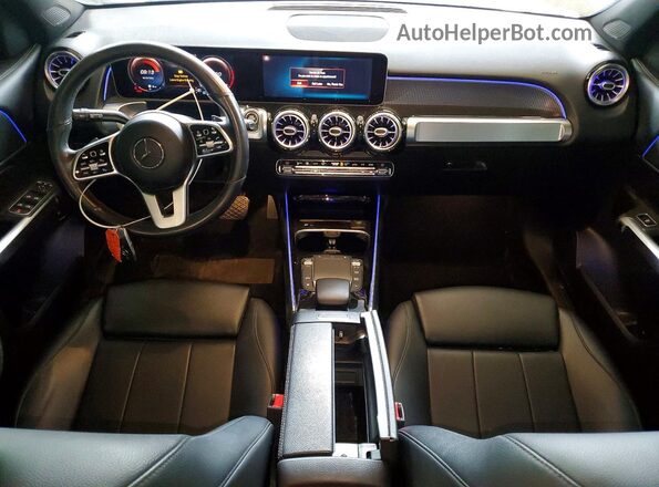 W1N4M4GB2MW164804 2021 MERCEDES-BENZ GLB-CLASS Gray Widok deski rozdzielczej