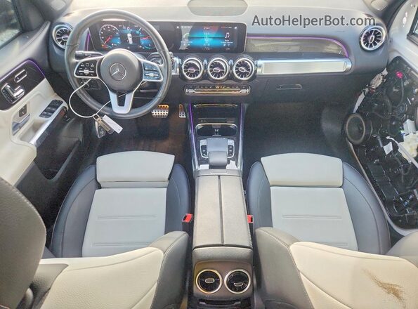 W1N4M4HB0LW033450 2020 MERCEDES-BENZ GLB-CLASS Белый Вид панели приборов