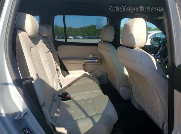W1N4M4HB0MW110397 2021 MERCEDES-BENZ GLB-CLASS Silver Vista interior trasera
