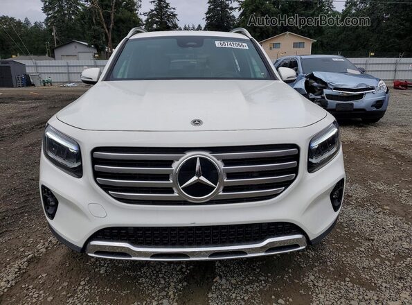 W1N4M4HB0SW411748 2025 MERCEDES-BENZ GLB-CLASS White Front view