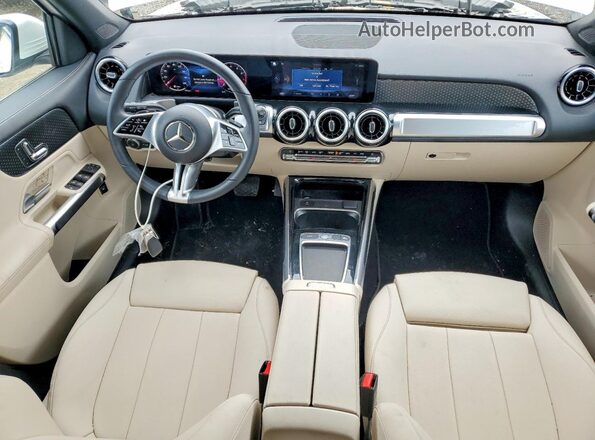 W1N4M4HB0SW411748 2025 MERCEDES-BENZ GLB-CLASS White Dashboard view