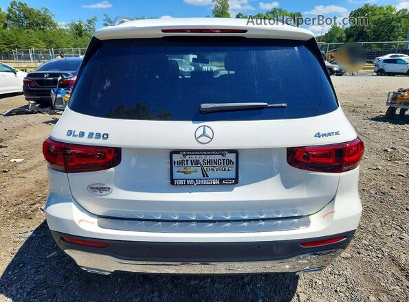 W1N4M4HB7NW196308 2022 MERCEDES-BENZ GLB-CLASS Белый Вид сзади
