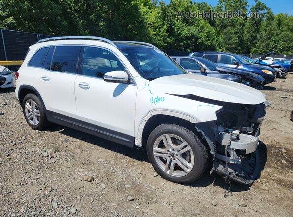 W1N4M4HB7NW196308 2022 MERCEDES-BENZ GLB-CLASS Белый Передняя правая четверть