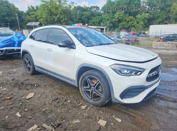 W1N4N4HB3MJ160902 2021 MERCEDES-BENZ GLA White Передня права чверть
